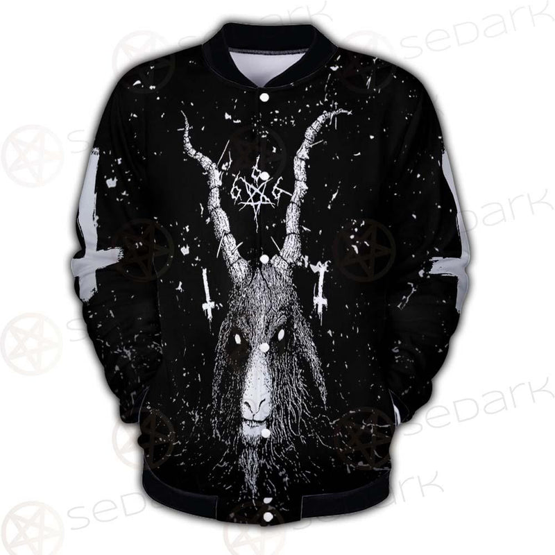Satanic Cross Inverted 666 SED-0536 Button Jacket