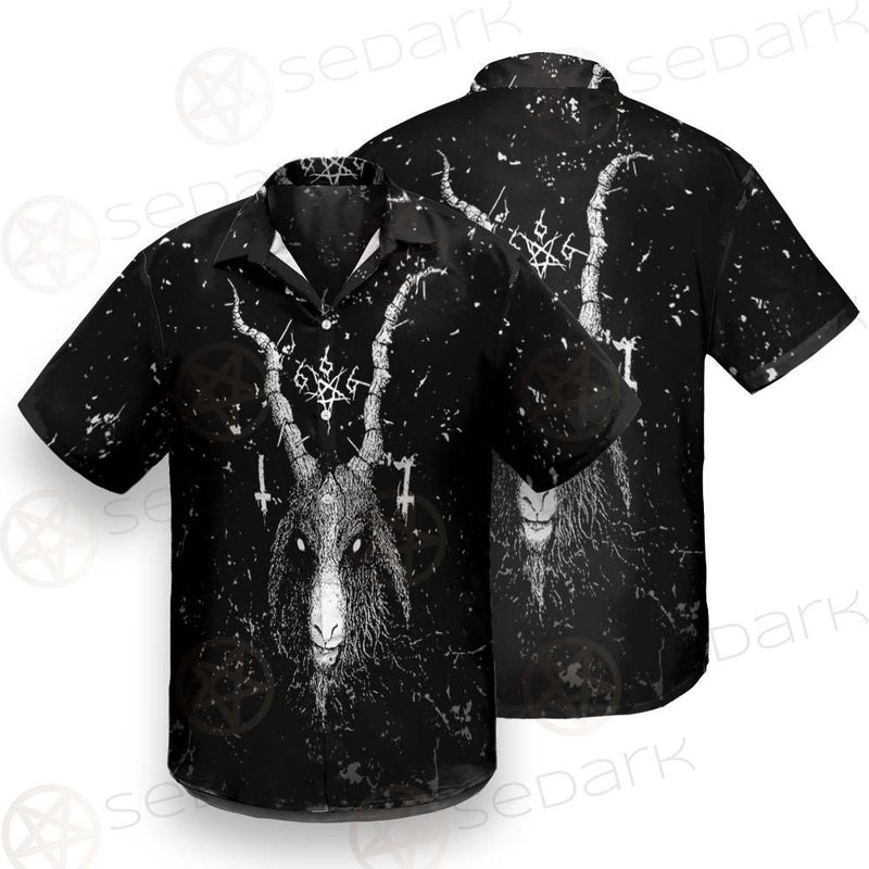 Satanic Cross Inverted 666 SED-0536 Shirt Allover