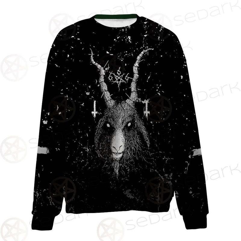 Satanic Cross Inverted 666 SED-0536 Unisex Sweatshirt