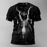 Satanic Cross Inverted 666 SED-0536 Unisex T-shirt