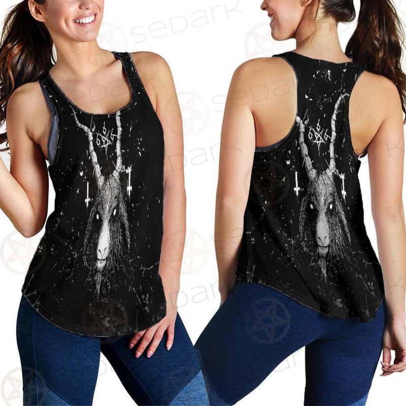 Satanic Cross Inverted 666 SED-0536 Women Tank Top