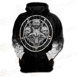 Skull Sigil Of Baphomet SED-0537 Hoodie & Zip Hoodie Raglan