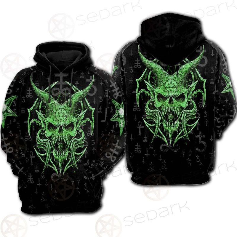 Satanic Symbols SED-0538 Hoodie & Zip Hoodie Raglan