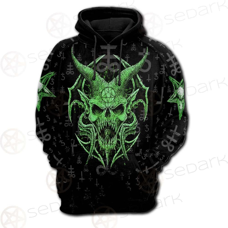 Satanic Symbols SED-0538 Hoodie & Zip Hoodie Raglan