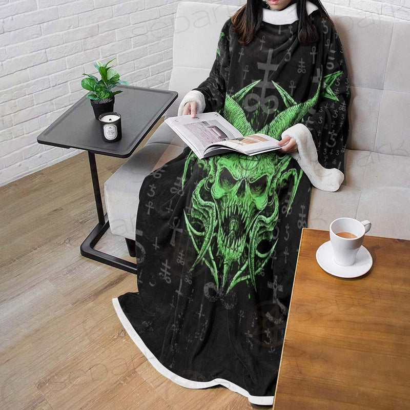 Satanic Symbols SED-0538 Sleeved Blanket