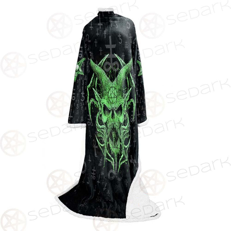 Satanic Symbols SED-0538 Sleeved Blanket