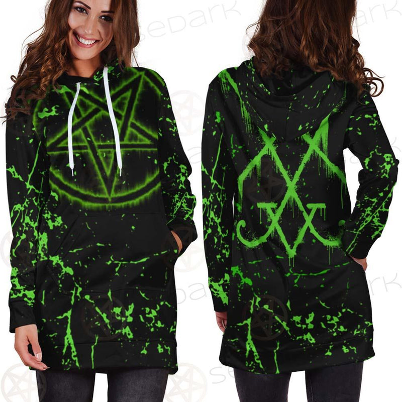Sigil Of Lucifer SED-0539 Hoodie Dress
