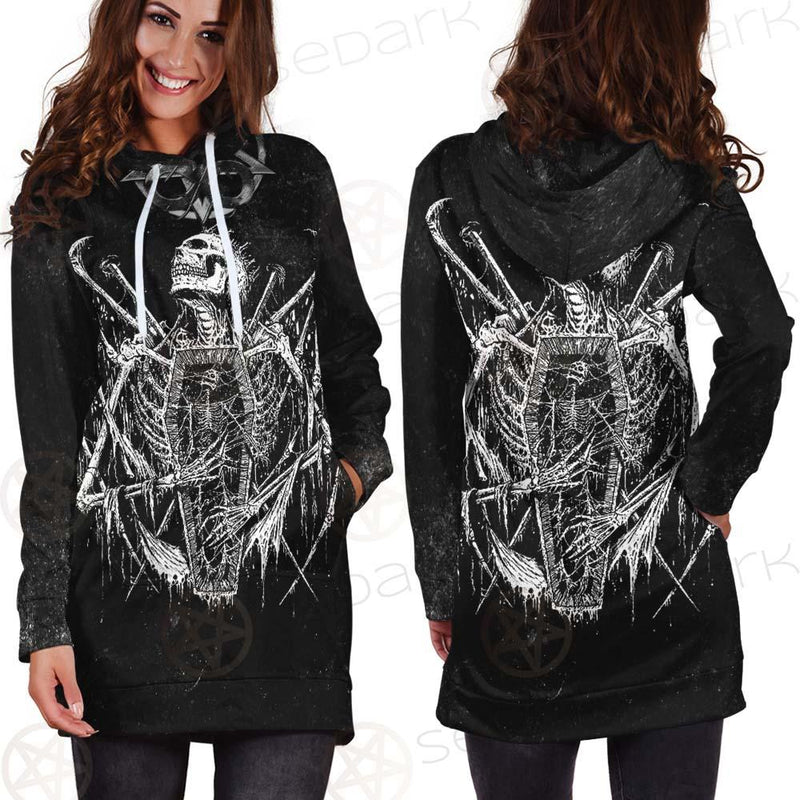 Satanic Symbols Combined SED-0540 Hoodie Dress