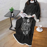 Satanic Symbols Combined SED-0540 Sleeved Blanket