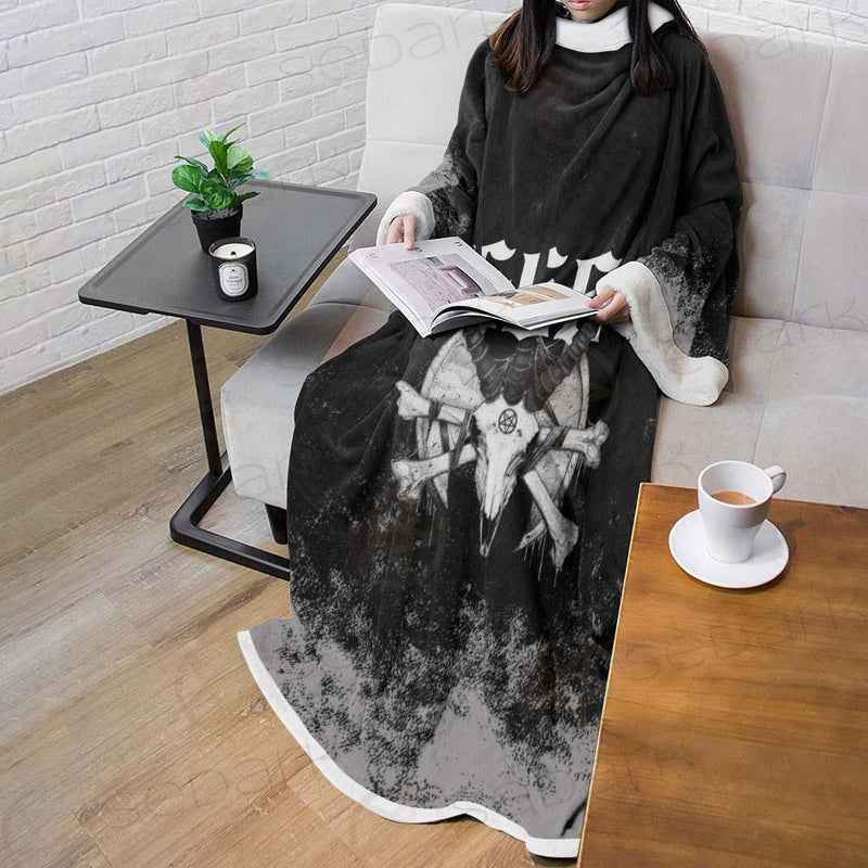 Satanic 666 SED-0541 Sleeved Blanket