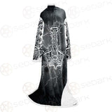 Viking And Norse Symbols SED-0542 Sleeved Blanket