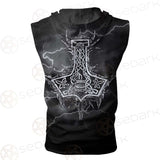 Viking And Norse Symbols SED-0542 Zip Sleeveless Hoodie