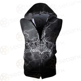 Viking And Norse Symbols SED-0542 Zip Sleeveless Hoodie