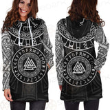 Ancient Viking Symbols SED-0543 Hoodie Dress