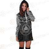 Ancient Viking Symbols SED-0543 Hoodie Dress