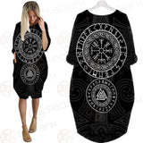 Ancient Viking Symbols SED-0543 Batwing Pocket Dress