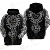 Ancient Viking Symbols SED-0543 Hoodie & Zip Hoodie Raglan