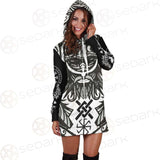 Norse Mythology Symbols SED-0544 Hoodie Dress