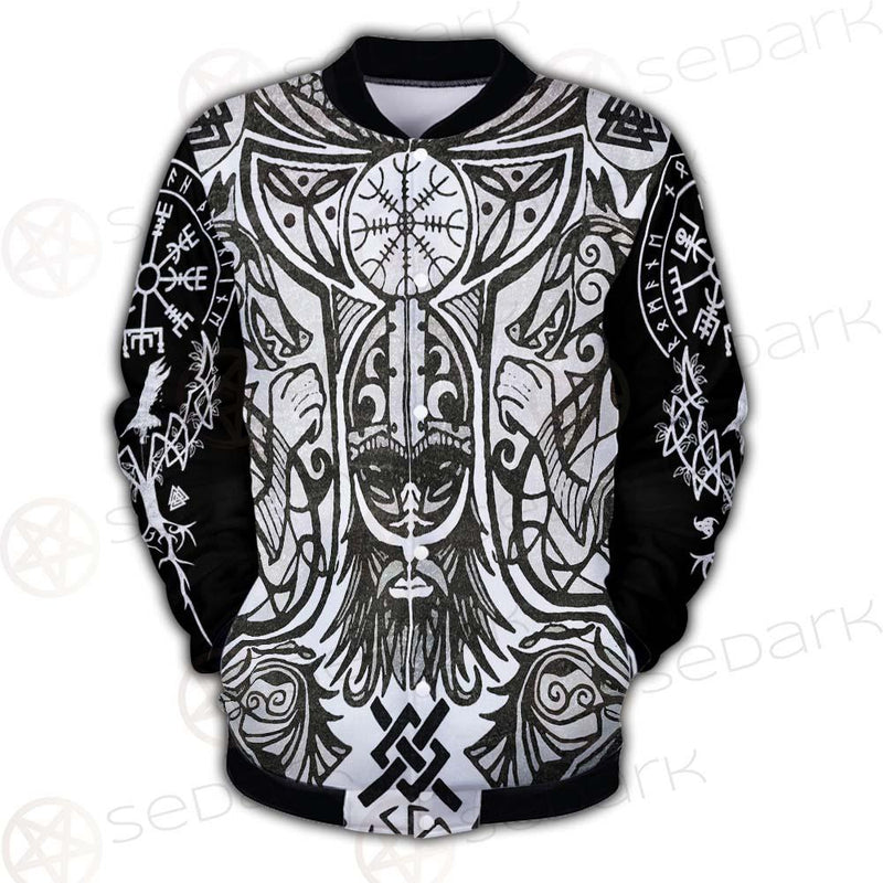 Norse Mythology Symbols SED-0544 Button Jacket