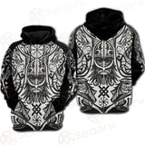 Norse Mythology Symbols SED-0544 Hoodie & Zip Hoodie Raglan