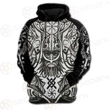 Norse Mythology Symbols SED-0544 Hoodie & Zip Hoodie Raglan