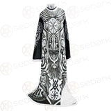 Norse Mythology Symbols SED-0544 Sleeved Blanket