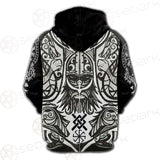 Norse Mythology Symbols SED-0544 Hoodie & Zip Hoodie Raglan