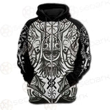 Norse Mythology Symbols SED-0544 Hoodie & Zip Hoodie Raglan