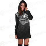 Viking Protection Symbols SED-0545 Hoodie Dress