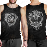 Viking Protection Symbols SED-0545 Men Tank-tops