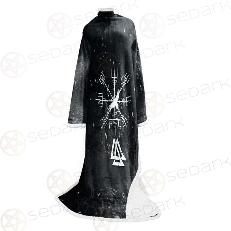 Viking Tree Of Life Sun And Moon SED-0546 Sleeved Blanket