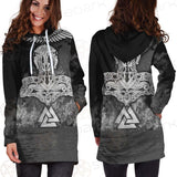 Viking Raven Odin Norse SED-0547 Hoodie Dress