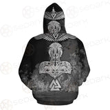 Viking Raven Odin Norse SED-0547 Hoodie & Zip Hoodie