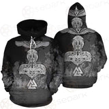 Viking Raven Odin Norse SED-0547 Hoodie & Zip Hoodie