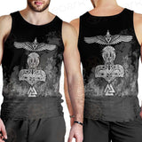 Viking Raven Odin Norse SED-0547 Men Tank-tops