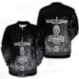 Viking Raven Odin Norse SED-0547 Button Jacket