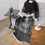 Viking Raven Odin Norse SED-0547 Sleeved Blanket