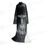 Viking Raven Odin Norse SED-0547 Sleeved Blanket