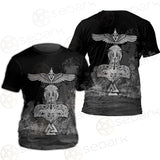 Viking Raven Odin Norse SED-0547 Unisex T-shirt