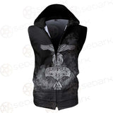 Viking Raven Odin Norse SED-0547 Zip Sleeveless Hoodie