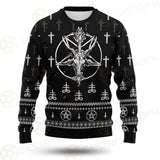Baphomet Goat Head SED-0551 Woolen Sweater