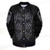 Vegvisir Viking Symbol SED-0552 Button Jacket