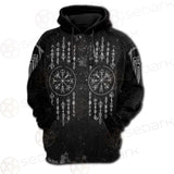 Vegvisir Viking Symbol SED-0552 Hoodie & Zip Hoodie Raglan