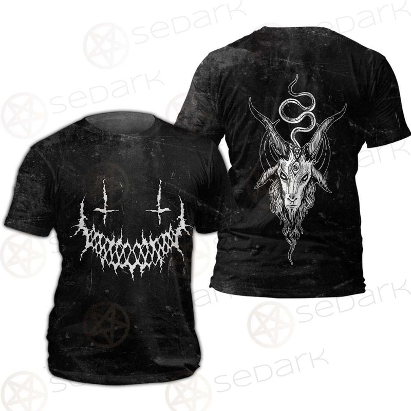 Satanic Moon-Goat SED-0553 Unisex T-shirt