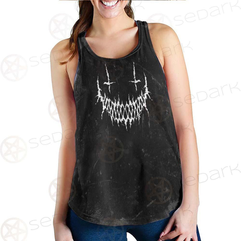 Satanic Moon-Goat SED-0553 Women Tank Top