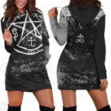 Devil'S Trap SED-0554 Hoodie Dress