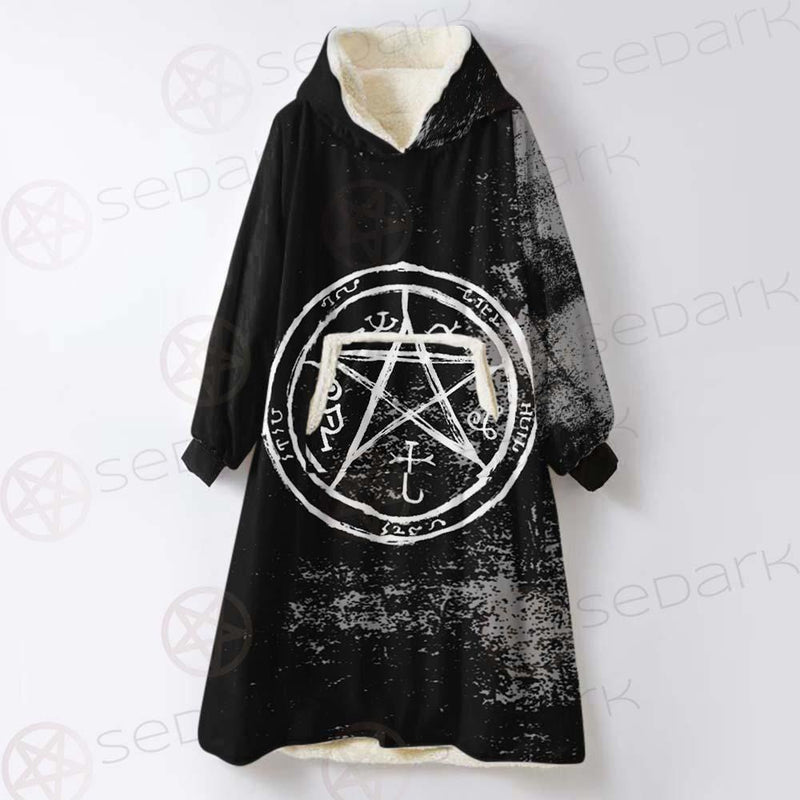 Devil'S Trap SED-0554 Oversized Sherpa Blanket Hoodie