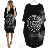 Devil'S Trap SED-0554 Batwing Pocket Dress