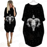 Devil Skull SED-0555 Batwing Pocket Dress