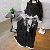 Devil Skull SED-0555 Sleeved Blanket